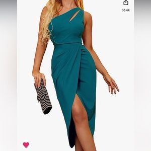 One shoulder bodycon formal dress